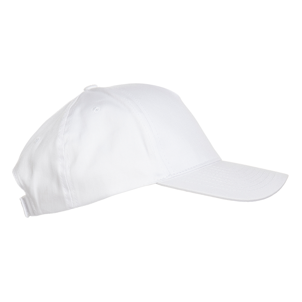 Бейсболка STAN 5 клиньев хлопок 150, 10L, Белый,  (10/1)  (56-58/ONE SIZE)