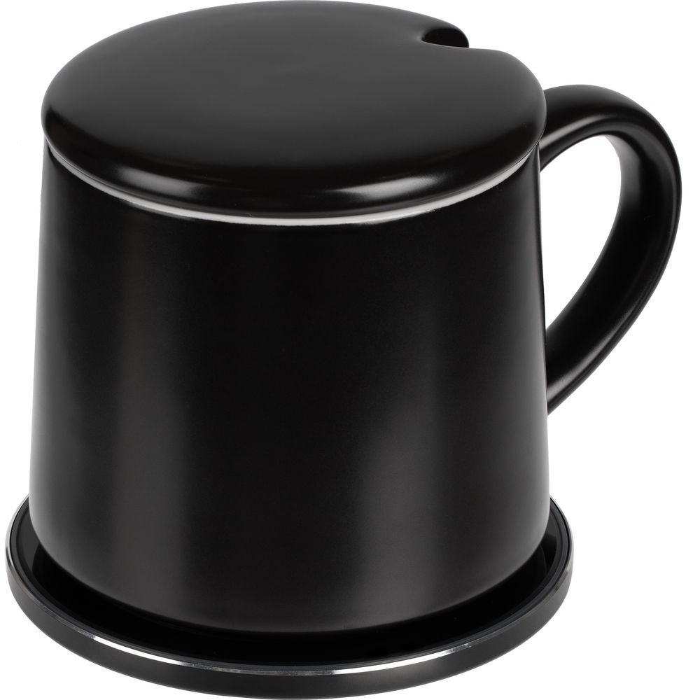 Кружка с подогревом и беспроводной зарядкой dualBase ver. 2.0 Matt фото на сайте Print Logo.