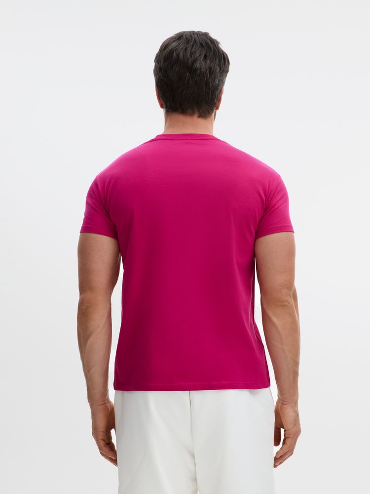 Футболка Imperial 190 ярко-розовая (фуксия), размер M
