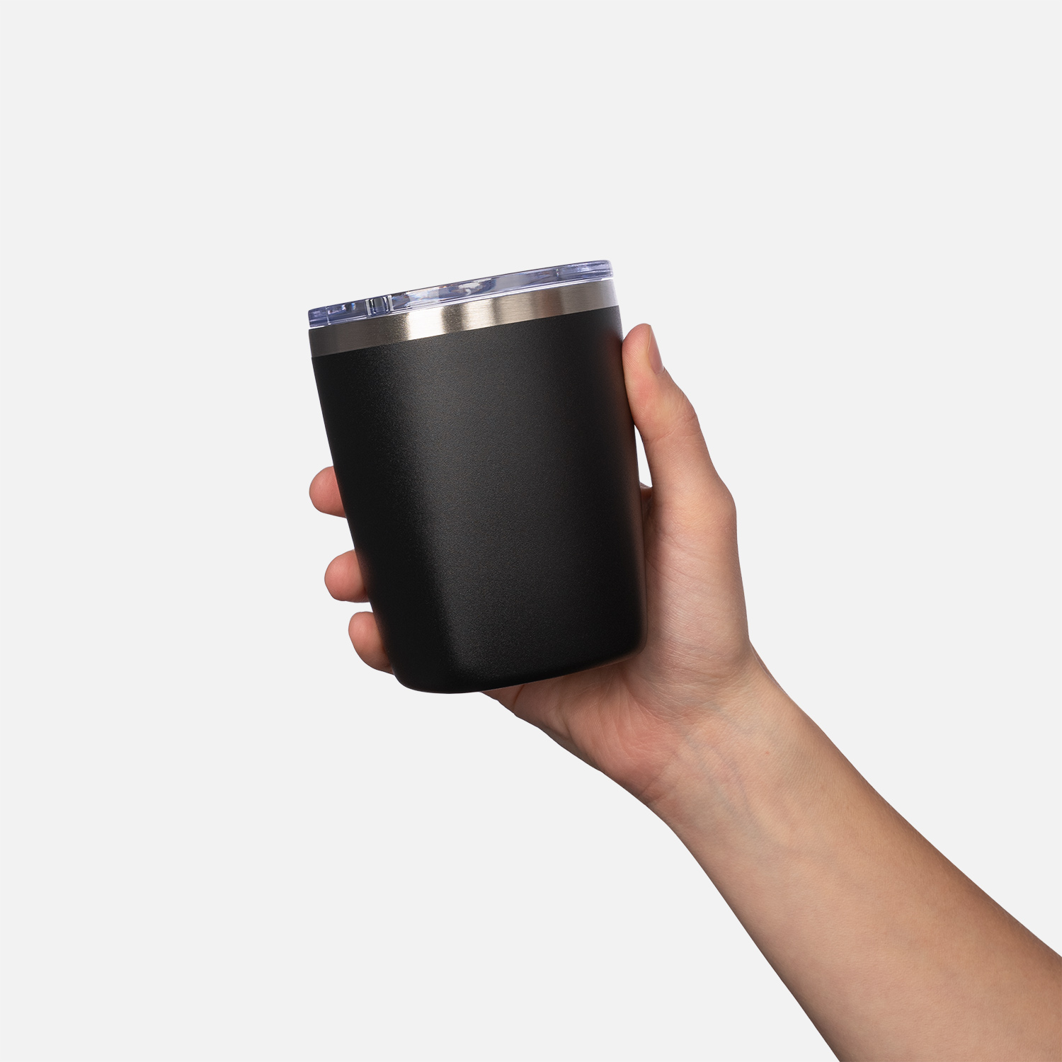 Термокружка вакуумная Вива (Viva), черная