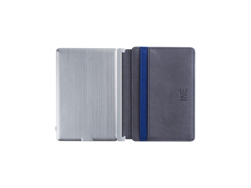 Портмоне с зарядным устройством INE, 3000 mAh с логотипом Xoopar | Print Logo