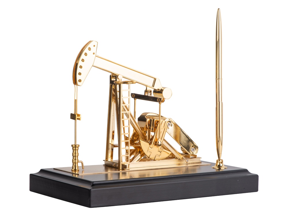 Настольный прибор Месторождение, золотистый/черный