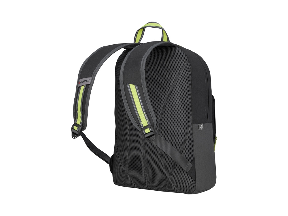 Рюкзак WENGER NEXT Crango 16, чёрный/антрацит, переработанный ПЭТ/Полиэстер, 33х22х46 см, 27л
