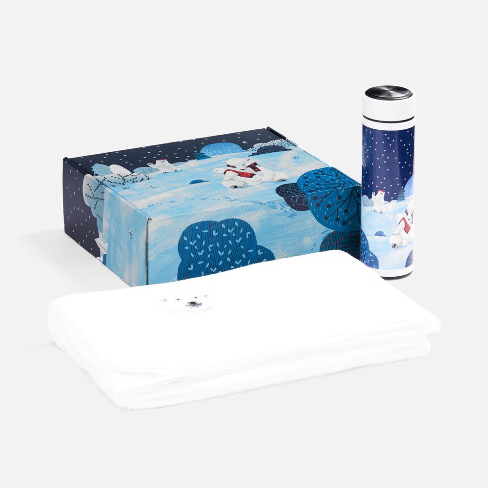 Набор «Мишкин очаг» с логотипом  | Print Logo