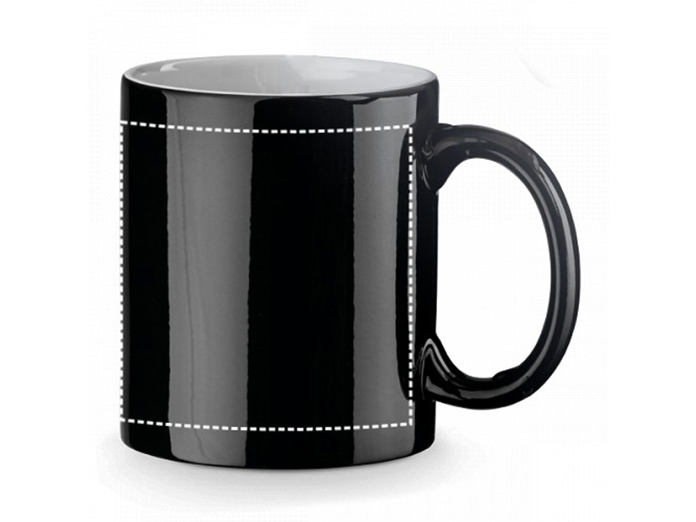 WOW. Керамическая кружка 350мл, Черный