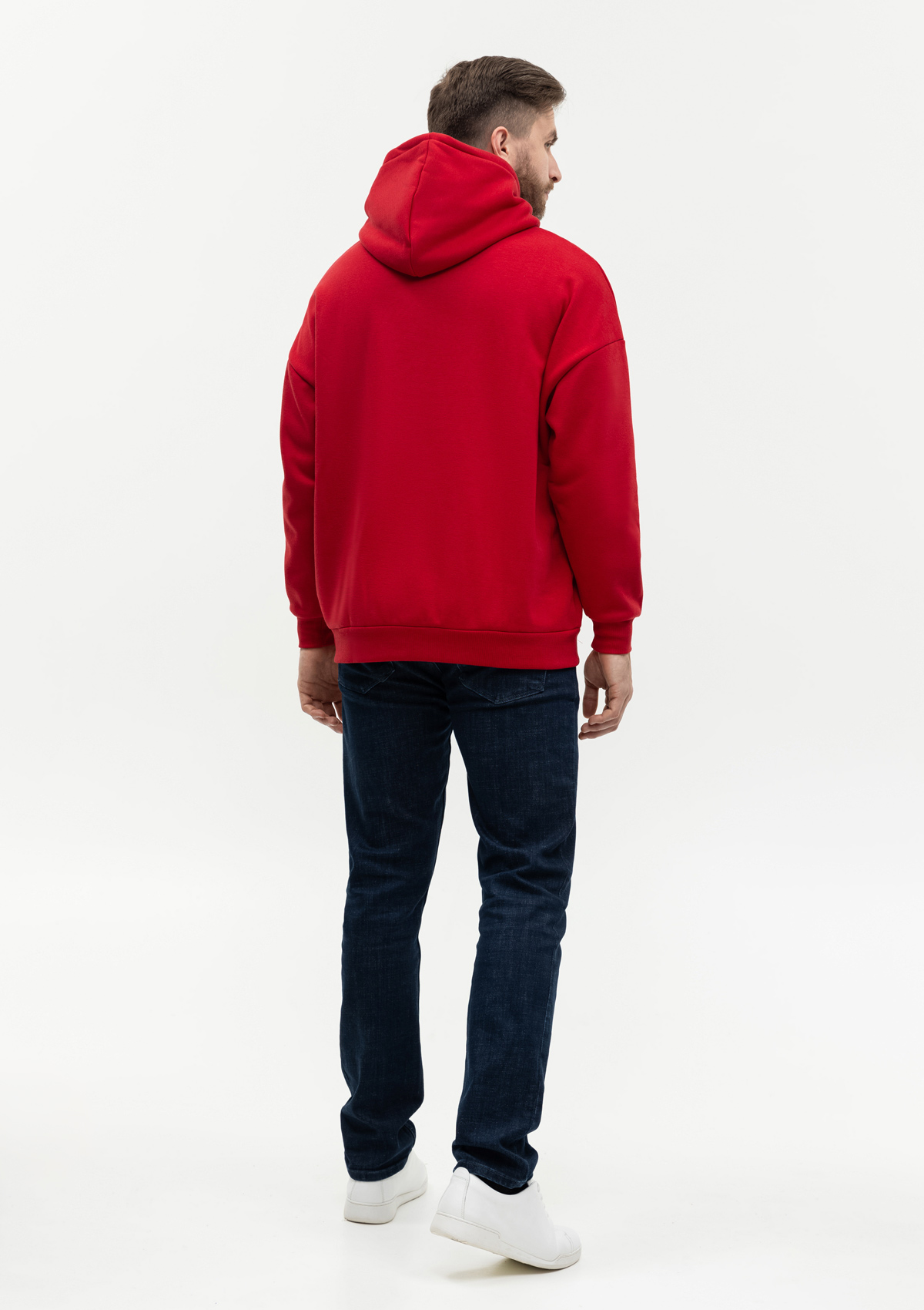 Худи унисекс STAN оверсайз интерсофт 320, 69, Т-красный,  (014)  (54/XXL)