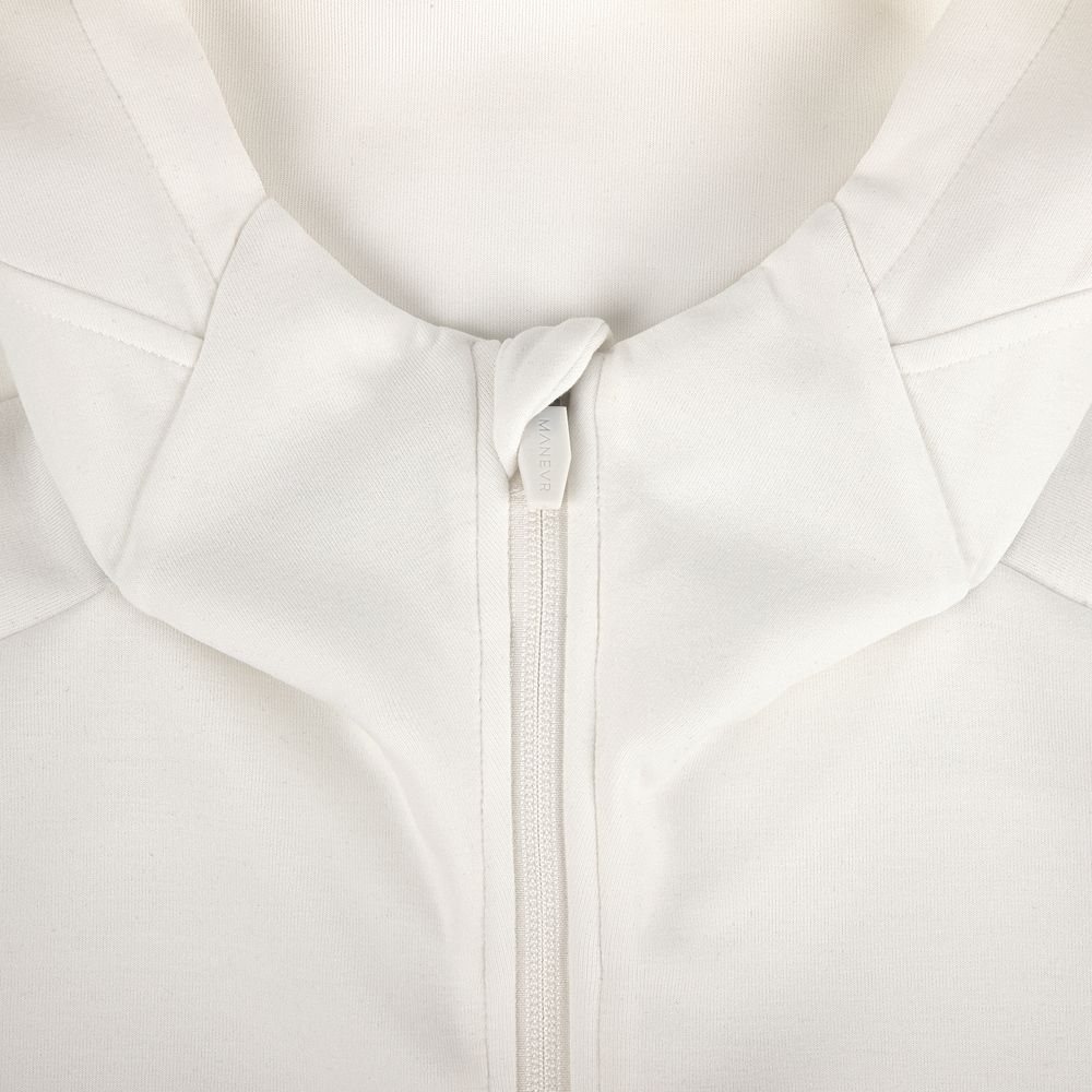 Куртка с капюшоном унисекс Begi, молочно-белая, размер XXL