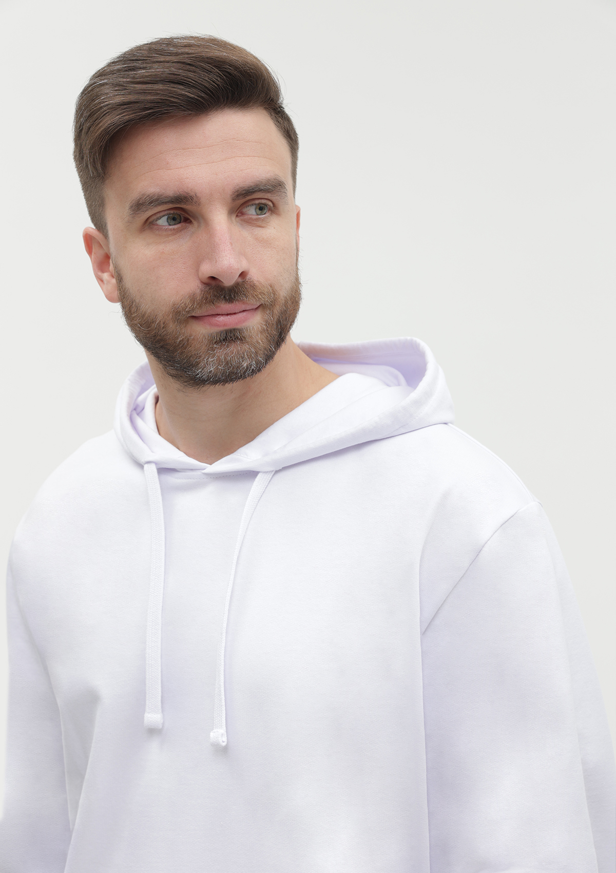 Худи унисекс STAN футер без начёса 260, 23, Белый,  (10/1)  (56/XXXL)