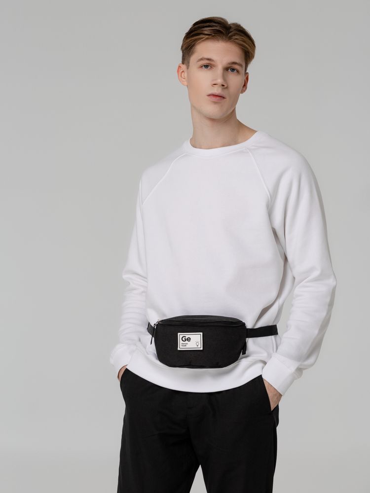 Поясная сумка с патчами «Химия состояний» — пример нанесения логотипа (Соль) | Print Logo