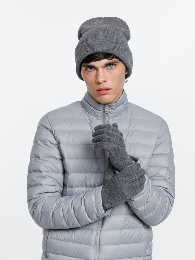 Перчатки Urban Flow, темно-серый меланж, размер S/M