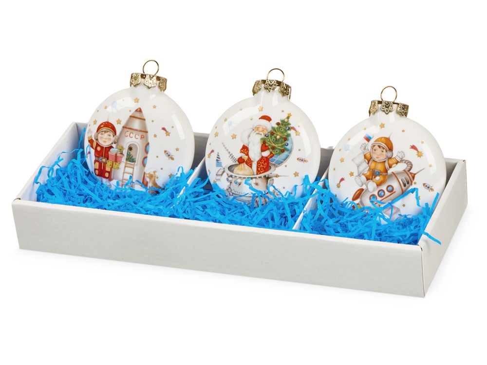 Набор игрушек Медальон Космическое путешествие с логотипом  | Print Logo