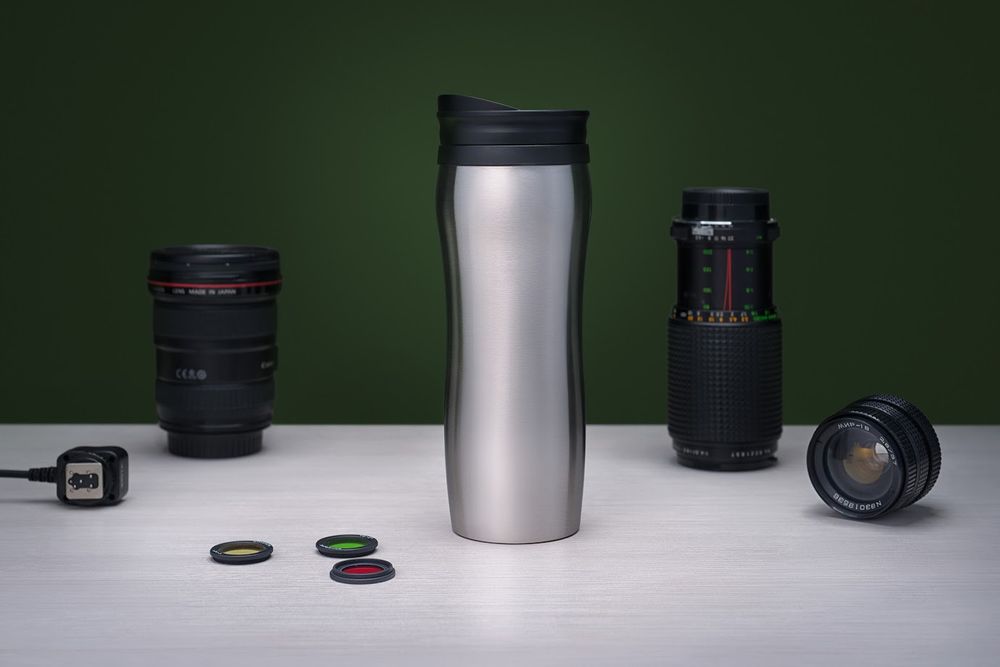 Термостакан Shape — пример нанесения логотипа () | Print Logo