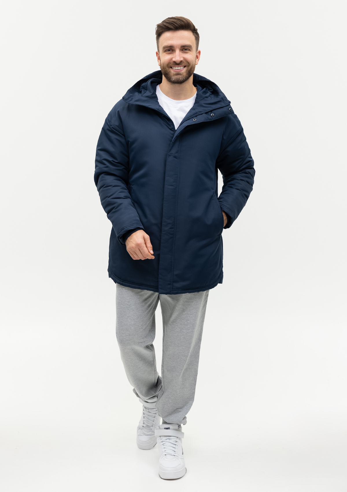 Куртка утепленная мужская STAN, 180,73, Тёмно-синий,  (46)  (52/XL)