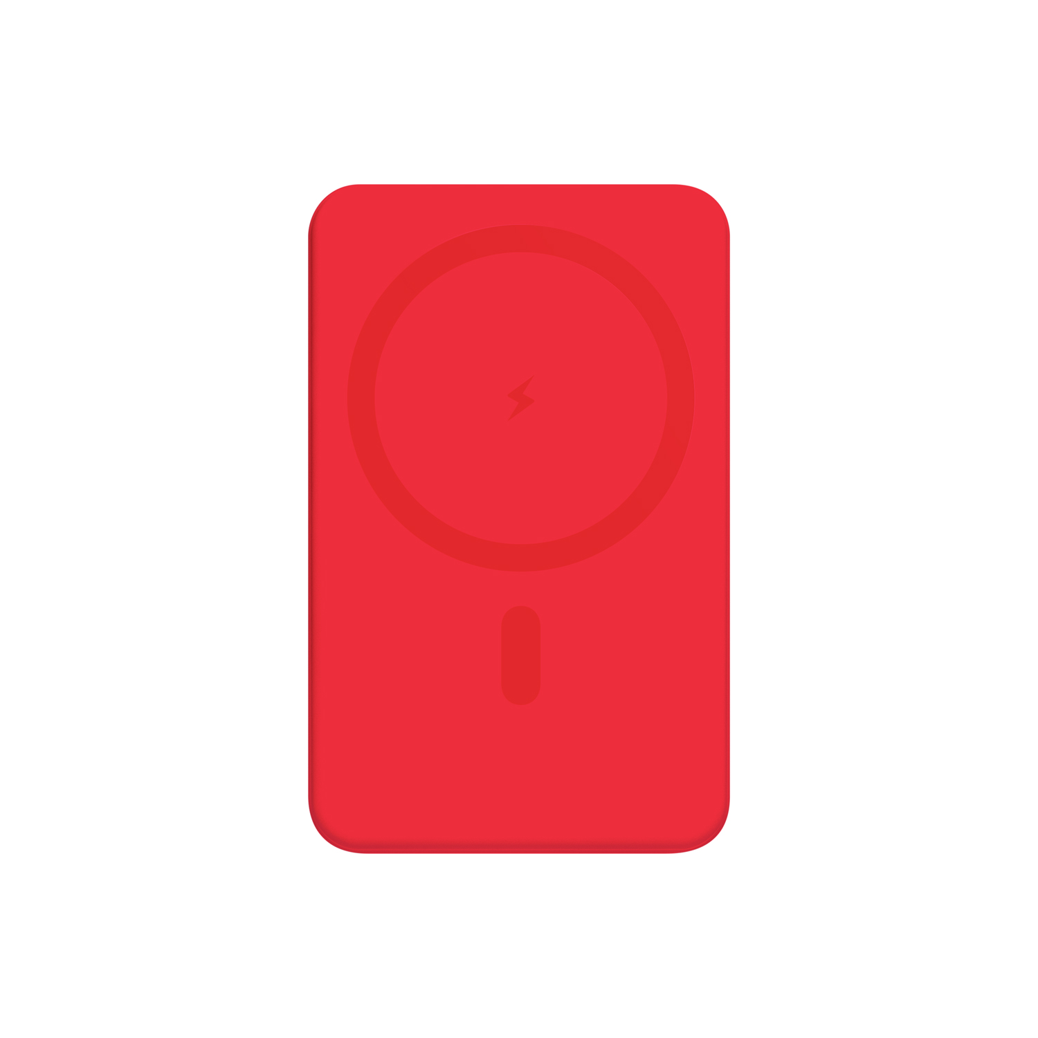 Внешний аккумулятор Ларго PD (Largo PD) 5000mAh с функцией беспроводной зарядки 15W, синий фото на сайте Print Logo.