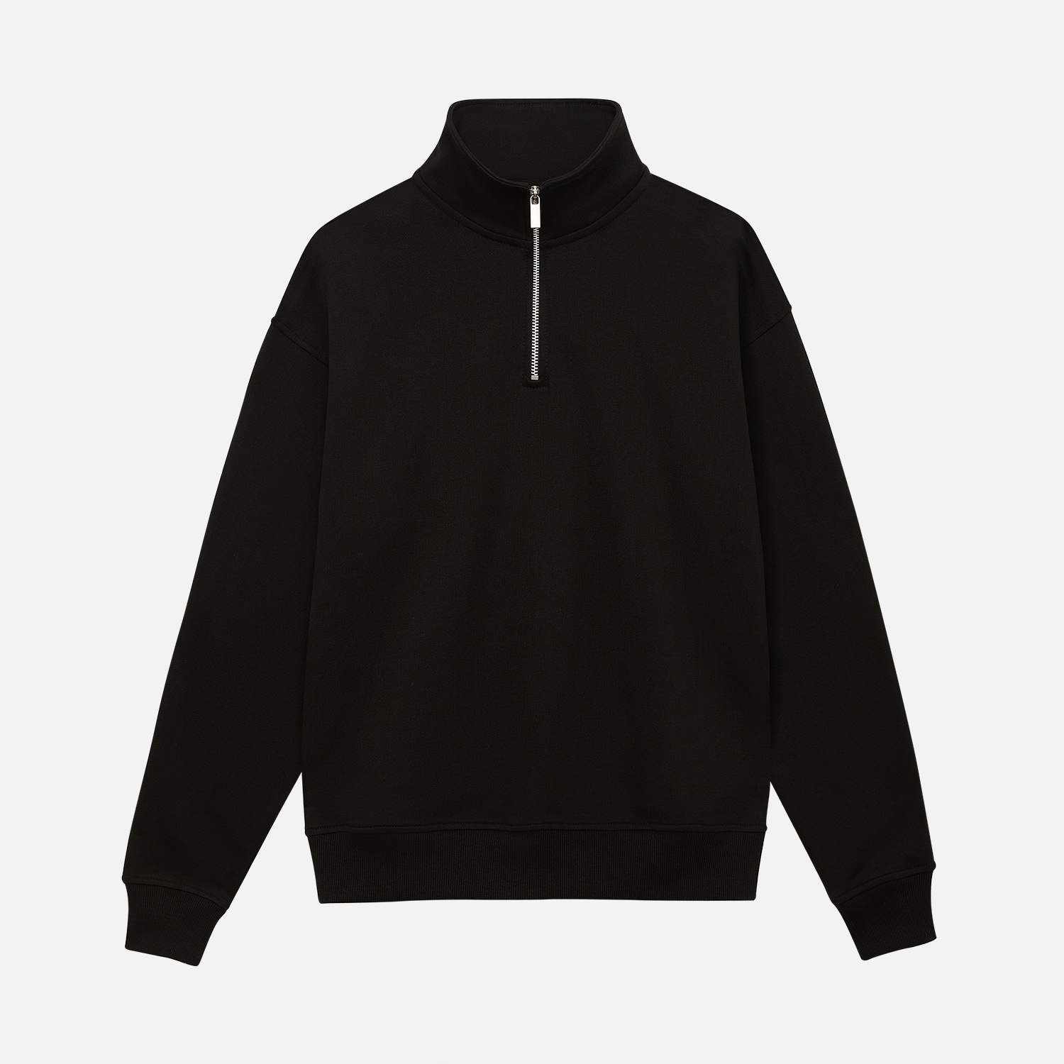 Толстовка на молнии унисекс Флоу (Flow), черная, размер 5XL/6XL