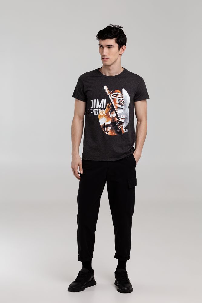 Футболка «Меламед. Jimi Hendrix» — пример нанесения логотипа (Author's) | Print Logo