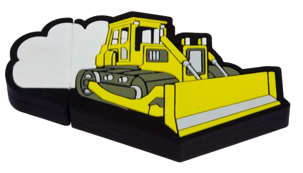 Флешка «Бульдозер» фото на сайте Print Logo.