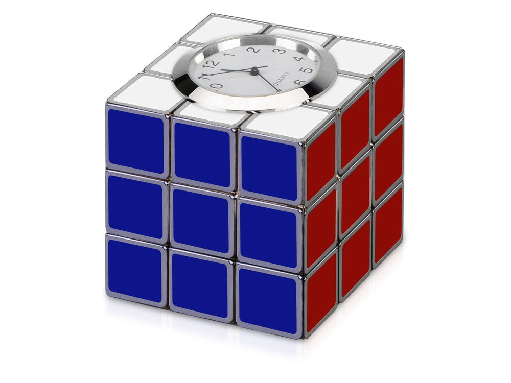 Часы Головоломка, разноцветный