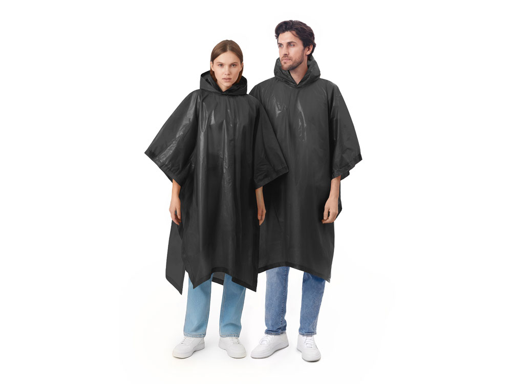 Пончо Hawaii c чехлом унисекс с логотипом U Basic | Print Logo