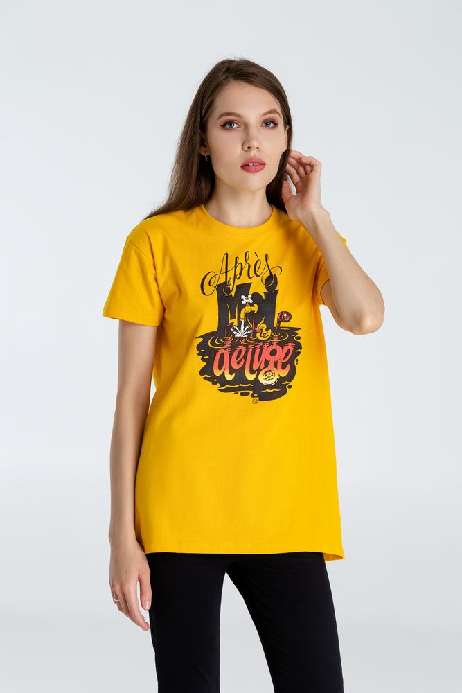 Футболка «После нас — хоть потоп» — пример нанесения логотипа (Author's) | Print Logo