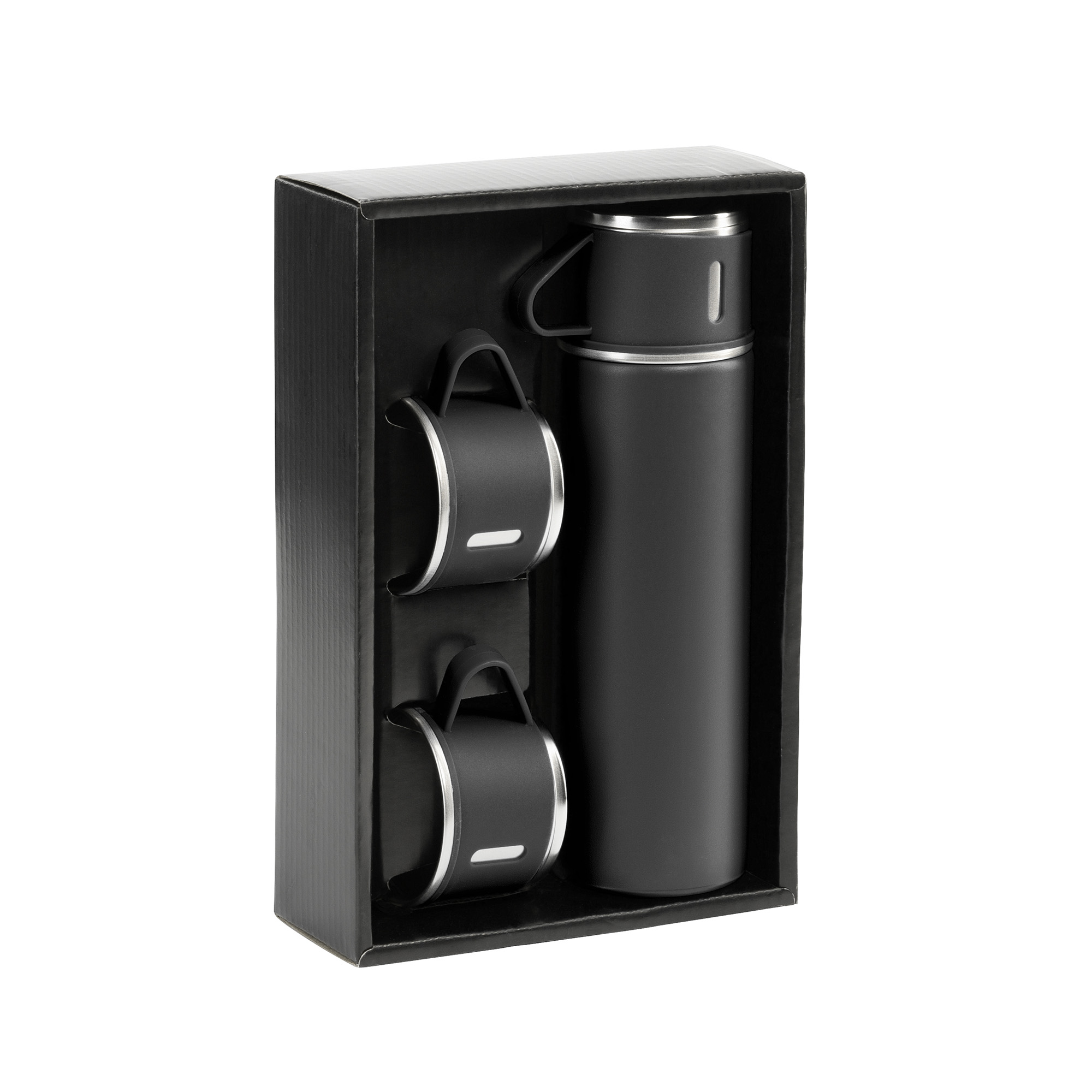 Набор подарочный "Алтай": термос, 3 кружки, пудра фото на сайте Print Logo.