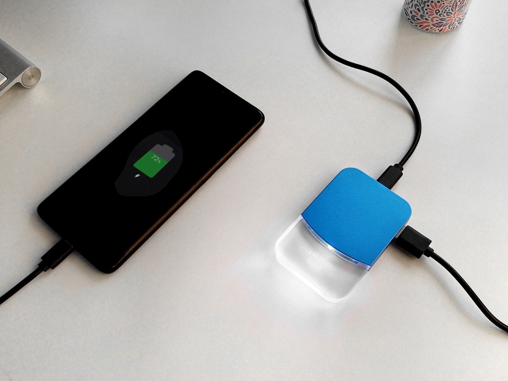 USB хаб Mini iLO Hub, синий