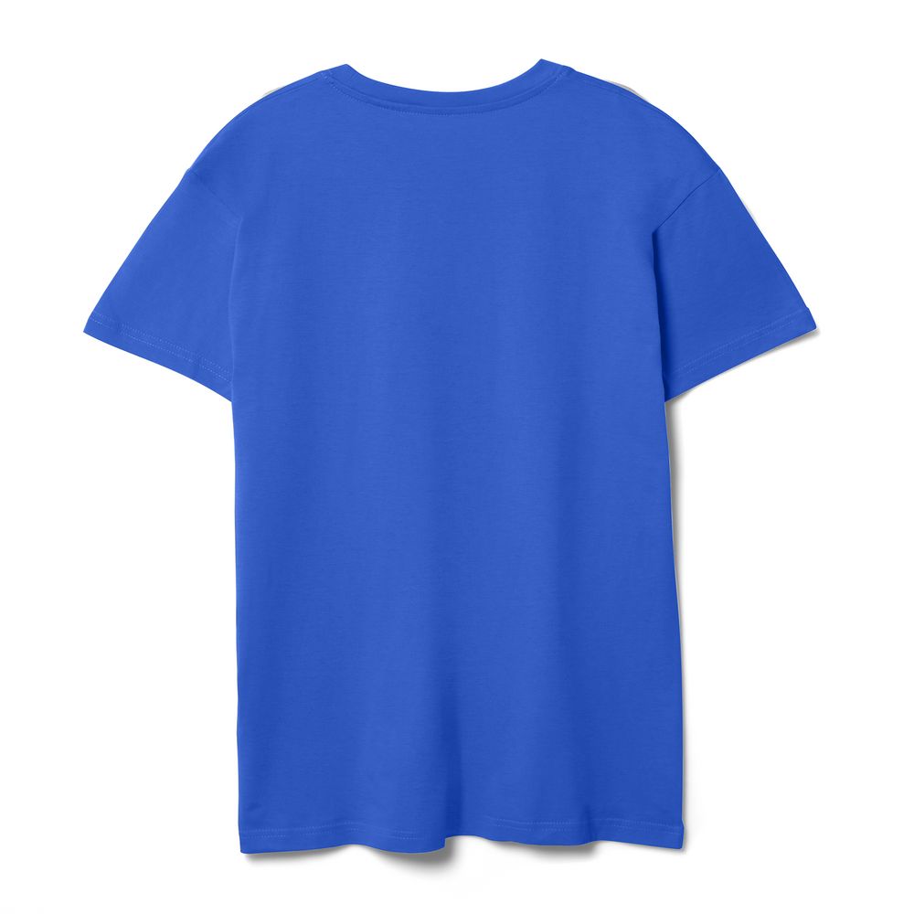 Футболка унисекс T-bolka 140, ярко-синяя, размер M