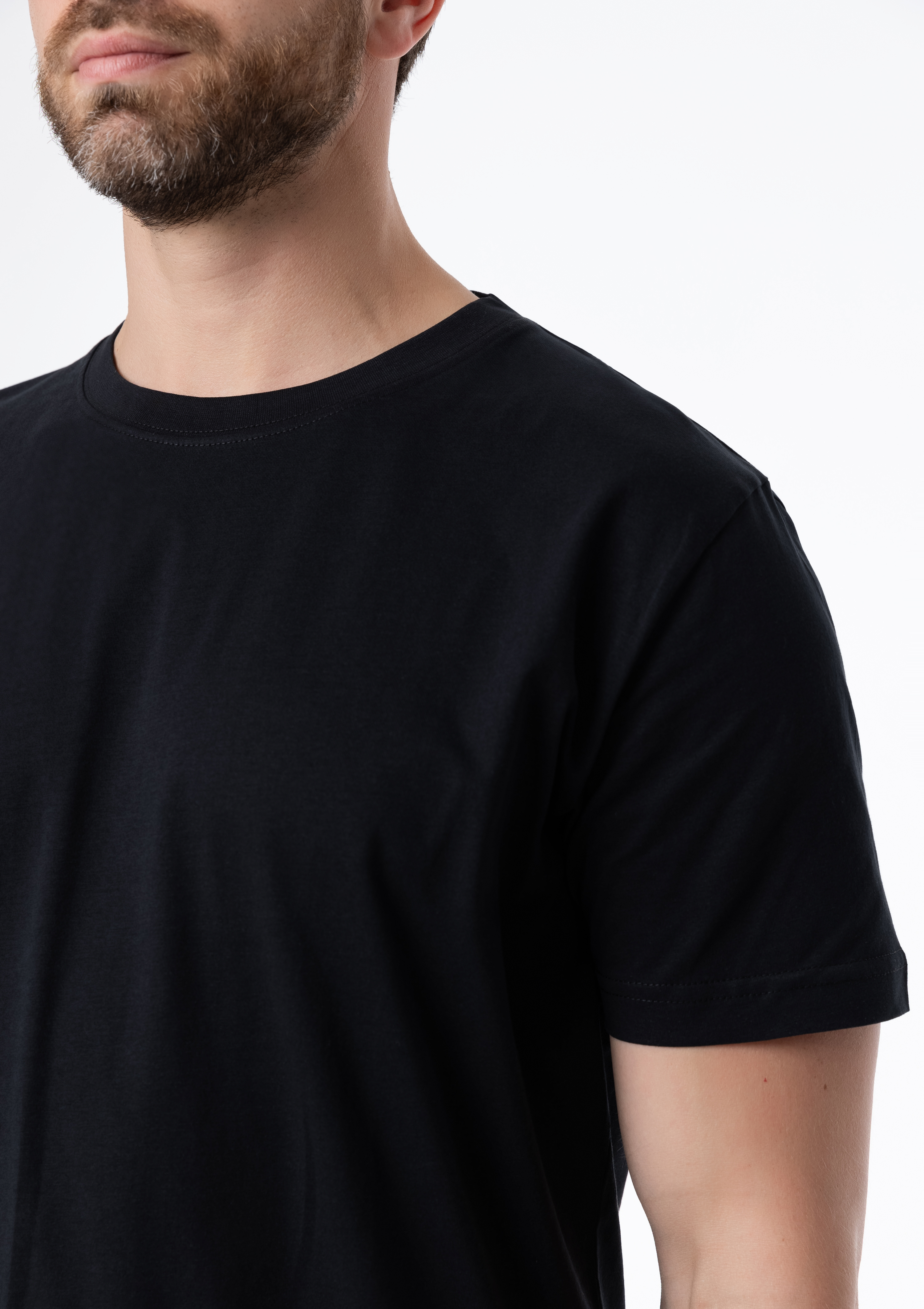Футболка унисекс STAN, хлопок 150, 51, Чёрный,  (20)  (58/4XL)