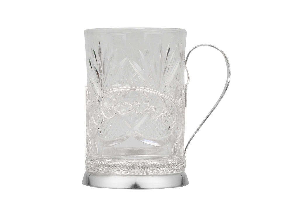 Подарочный набор С Днём защитника отечества: стакан с подстаканником, ложка