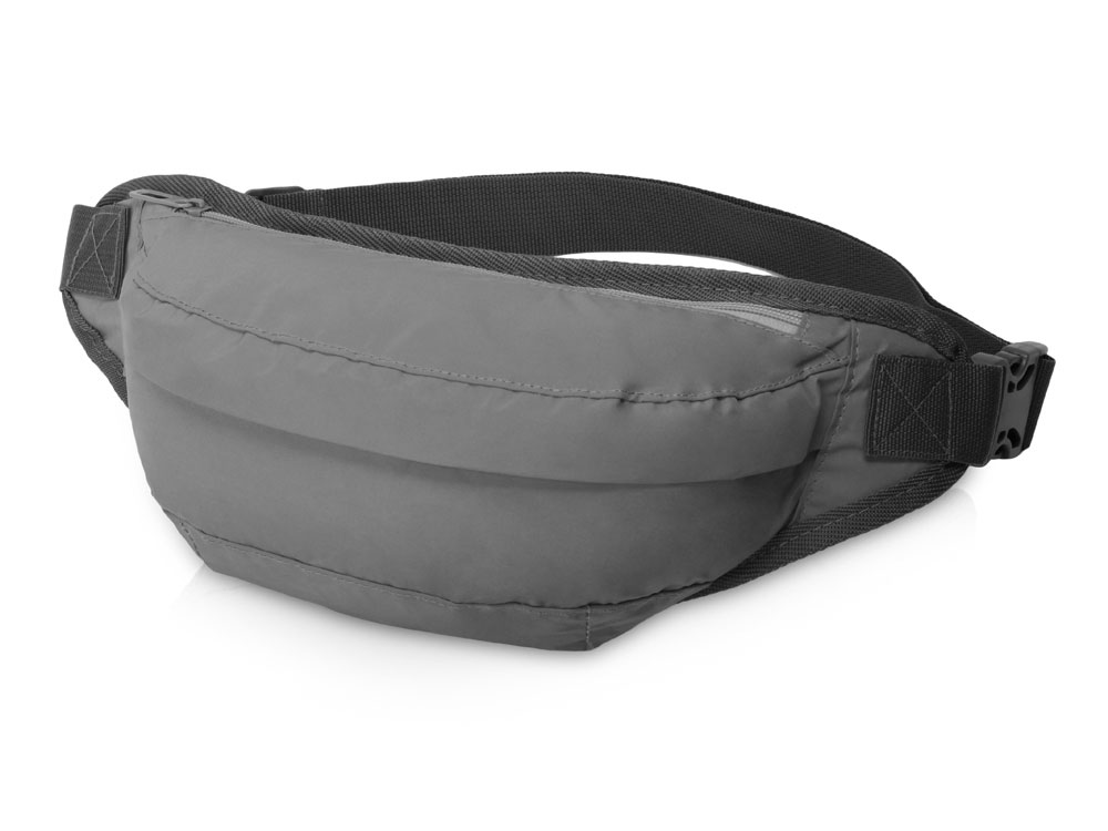 Светоотражающая сумка на пояс Extra Reflect с логотипом US Basic | Print Logo