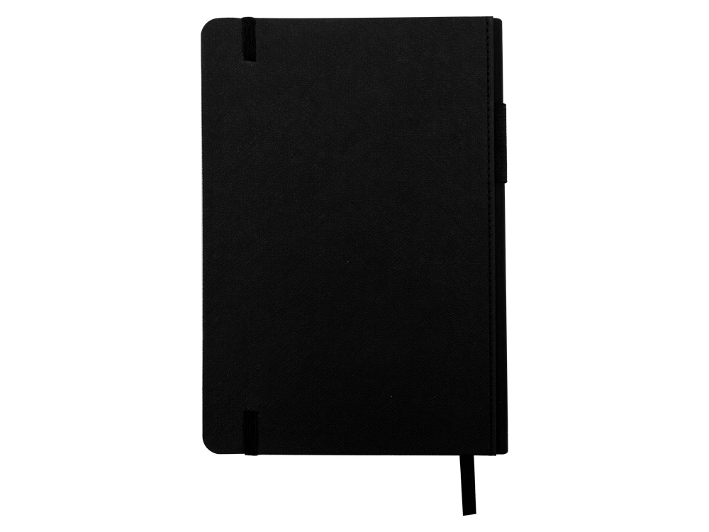 Бизнес блокнот Bossy с цветным срезом, твердая обложка, 128 листов, черный