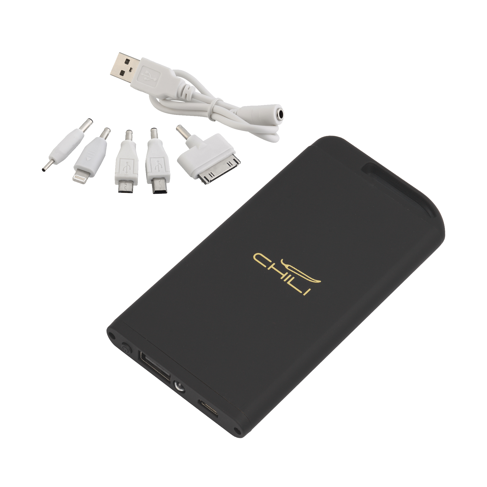 Зарядное устройство "Theta" с фонариком, 4000 mAh, покрытие soft touch фото на сайте Print Logo.