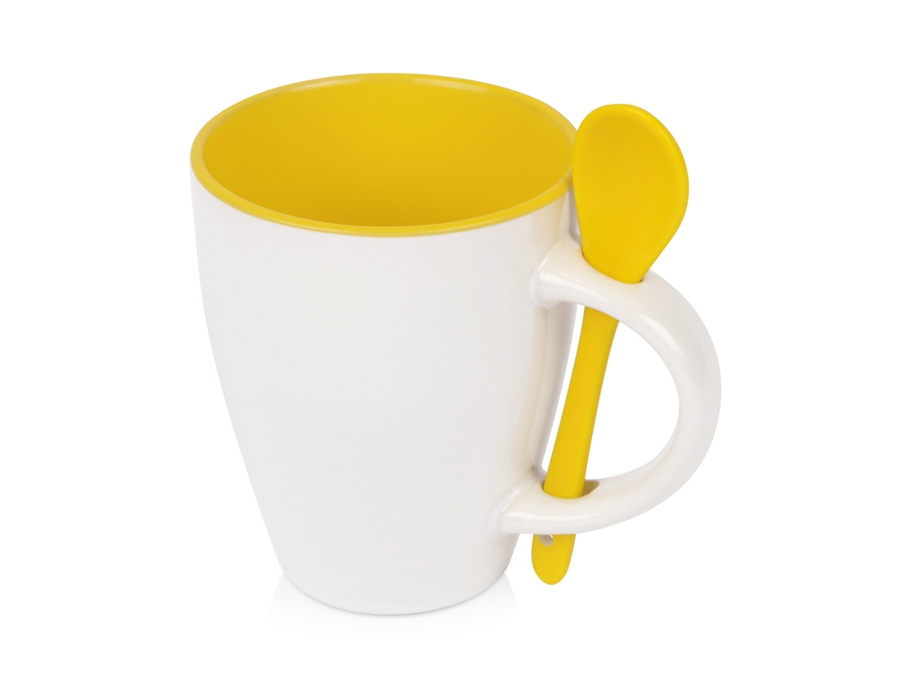 Кружка с ложкой Авеленго с логотипом  | Print Logo