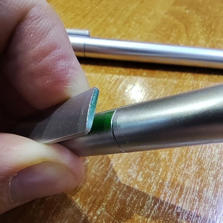 Ручка шариковая Миллениум, серебристый (Р)