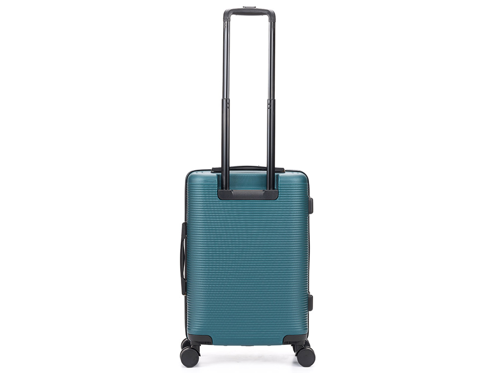 Чемодан TORBER ОНЕГА, зелёный, ABS-пластик, 59,5 х 39,5 х 24 см, 46 л