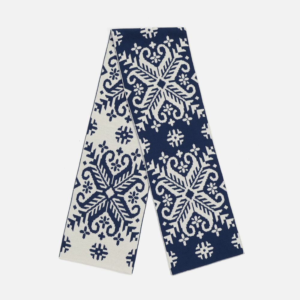 Шарф Wintertude L с логотипом teplo | Print Logo