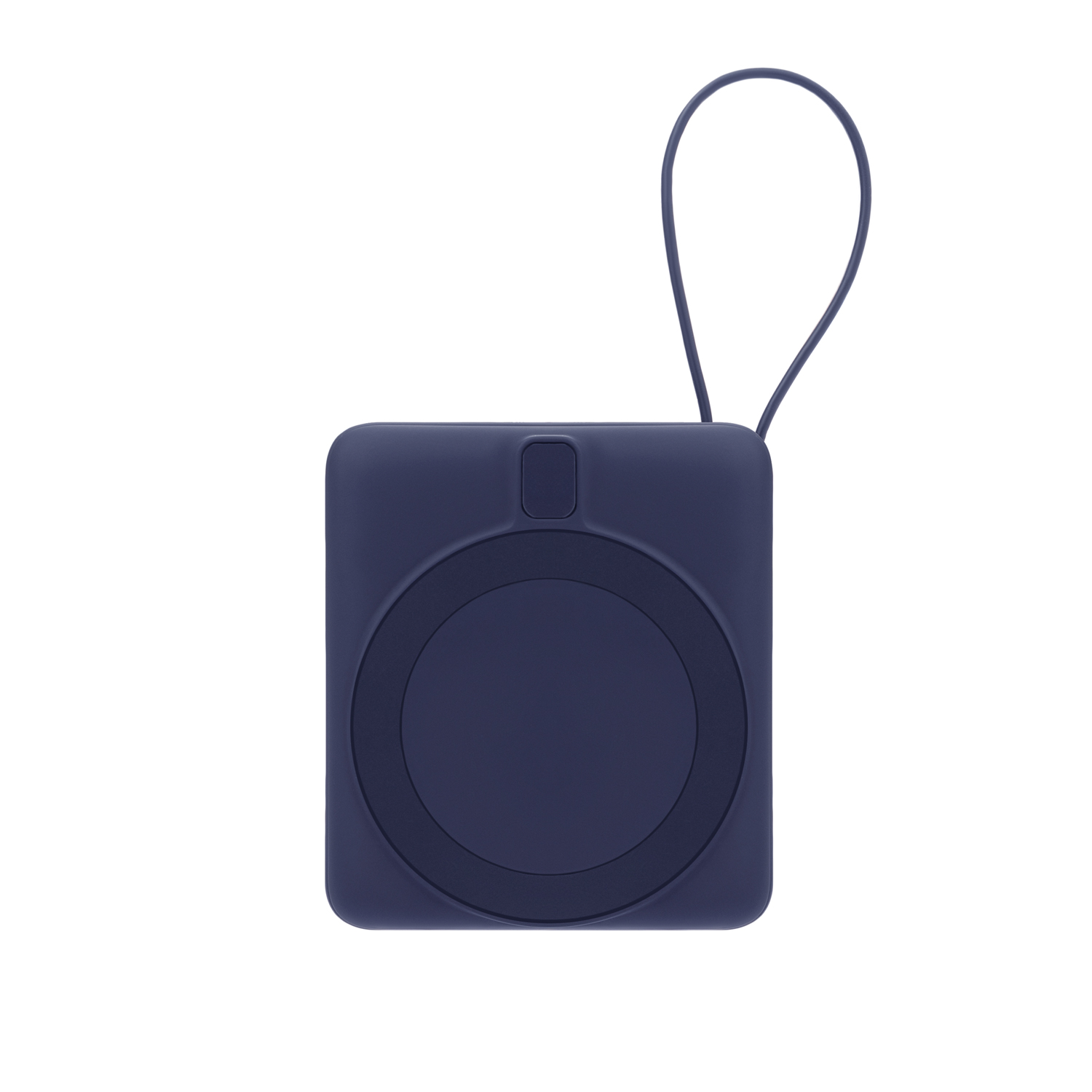 Внешний аккумулятор с подсветкой Ritter PD 10000mAh с функцией беспроводной зарядки 15W, синий