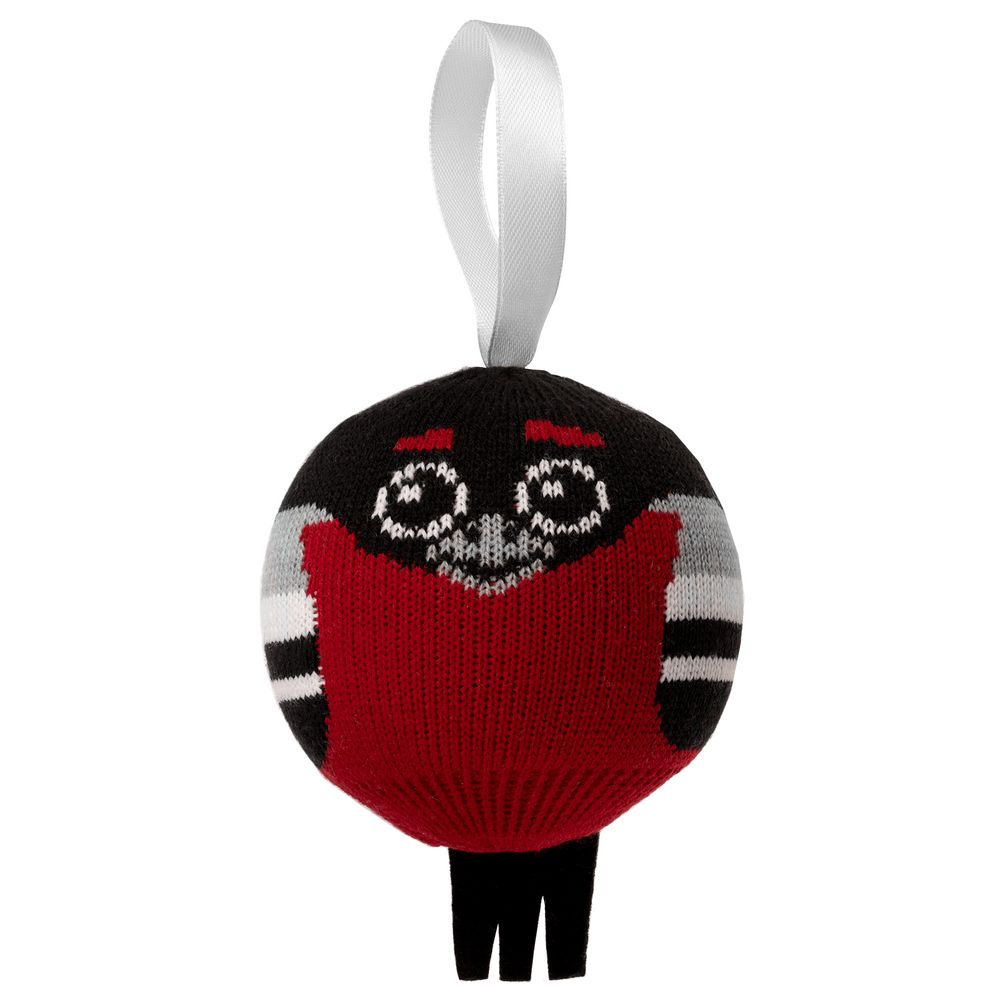 Елочный шар «Снегирь» с логотипом сделано в России | Print Logo