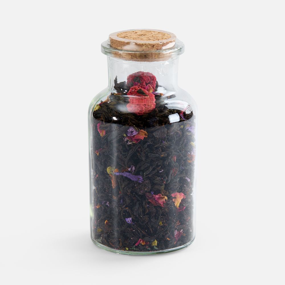 Чай черный «Малина со сливками» с логотипом сделано в России | Print Logo