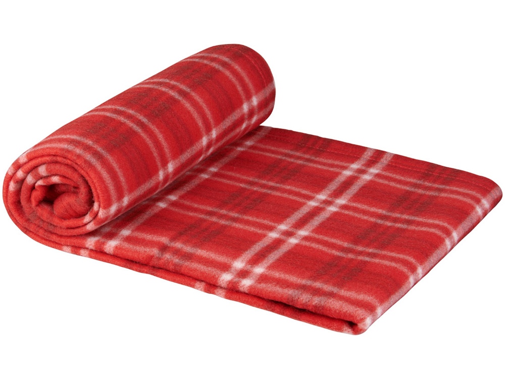 Клетчатый плед Scot, красный
