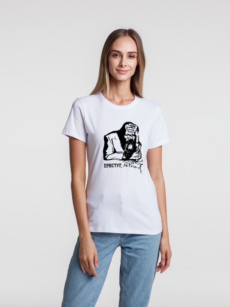 Футболка женская «Приступ лени» с логотипом Соль | Print Logo