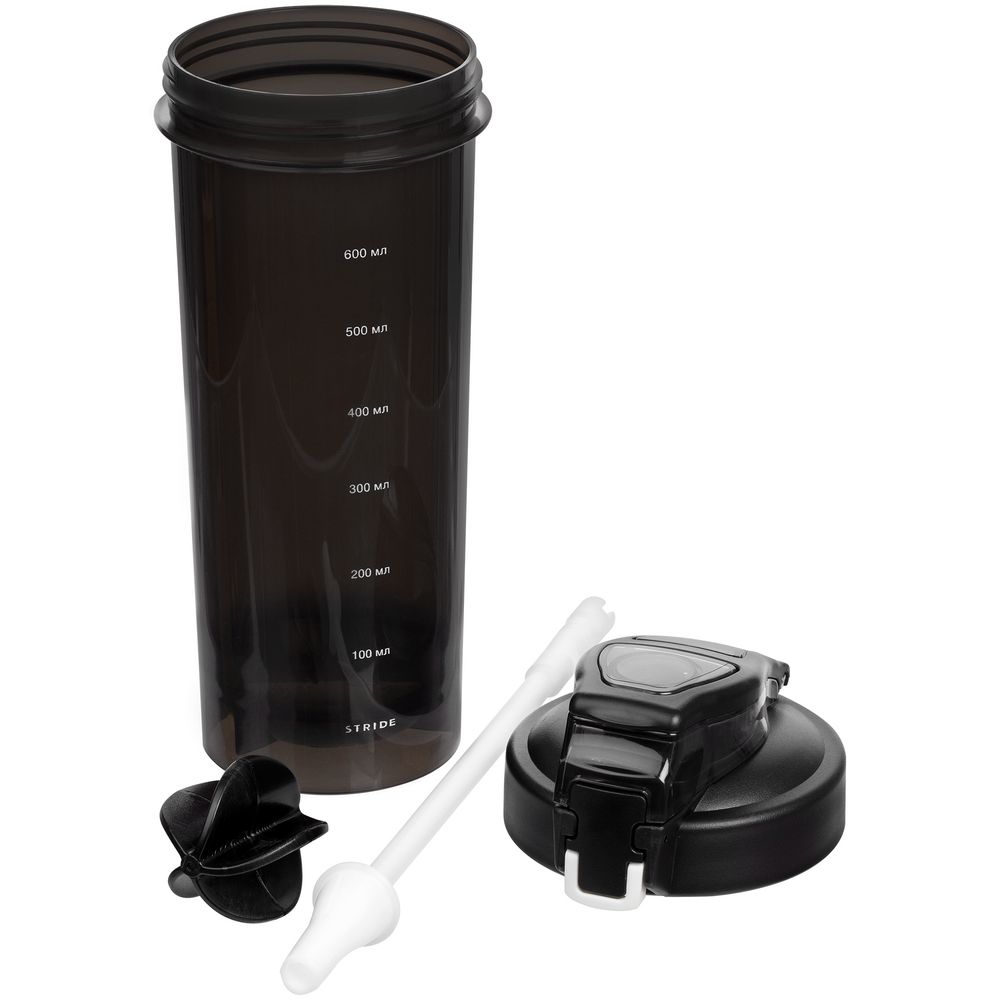 Спортивный шейкер Foss — пример нанесения логотипа (Stride) | Print Logo