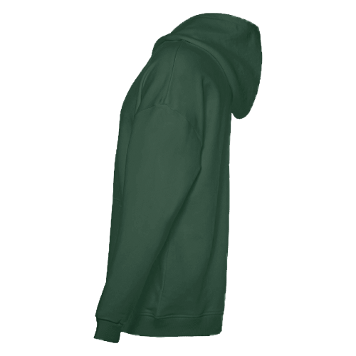 Худи унисекс STAN оверсайз футер без начёса 350, 66, Тёмно-зелёный,  (130)  (44/XS)