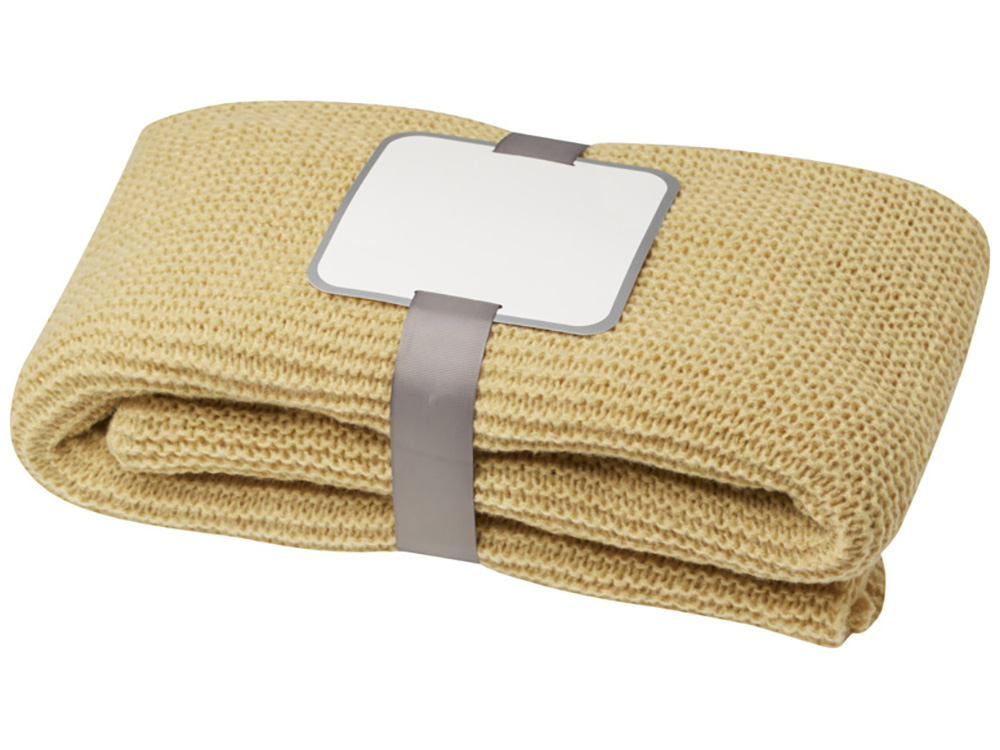 Вязанное одеяло Suzy 150 x 120 см из полиэстера, бежевый