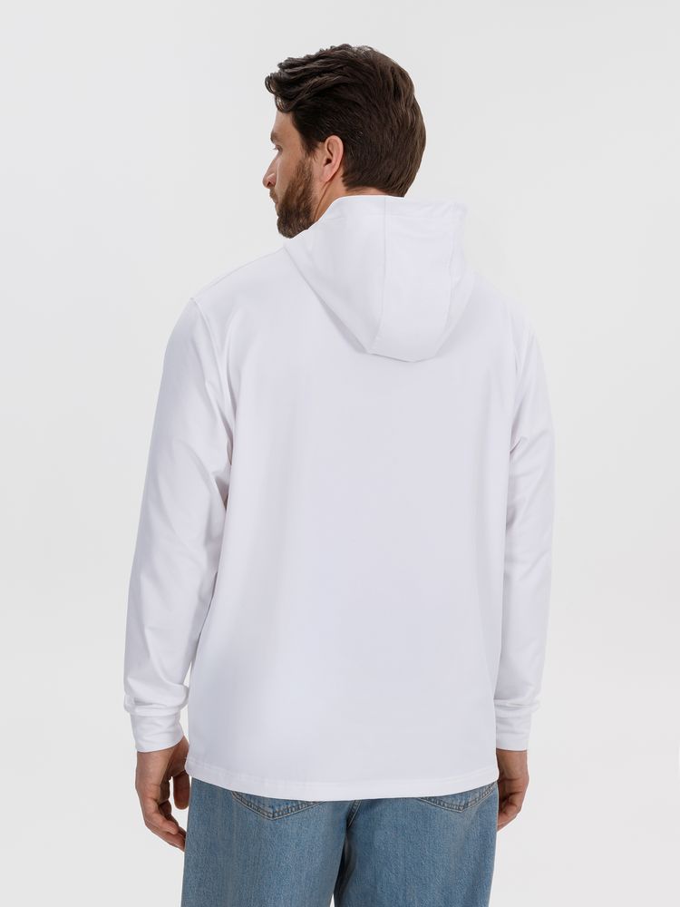 Худи унисекс Morfiss, белое, размер XL/XXL