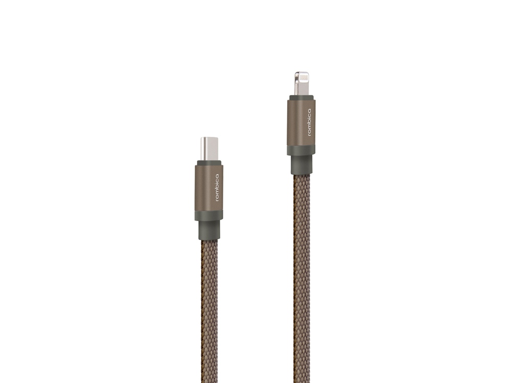 Кабель USB-C - Lightning MFI LINK-C, QC/PD, 1.5 м с логотипом Rombica | Print Logo