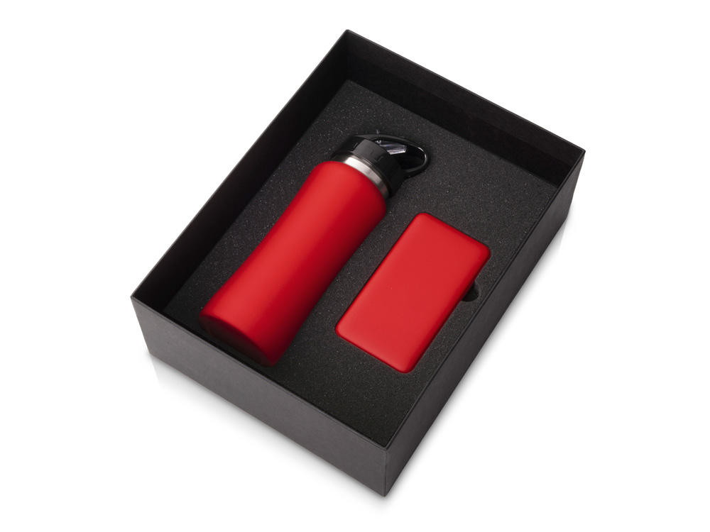 Подарочный набор COLOR IT с бутылкой для воды и повербанком, 10000 mAh с логотипом  | Print Logo