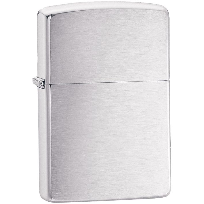 Зажигалка Zippo Armor Brushed с логотипом ZIPPO | Print Logo