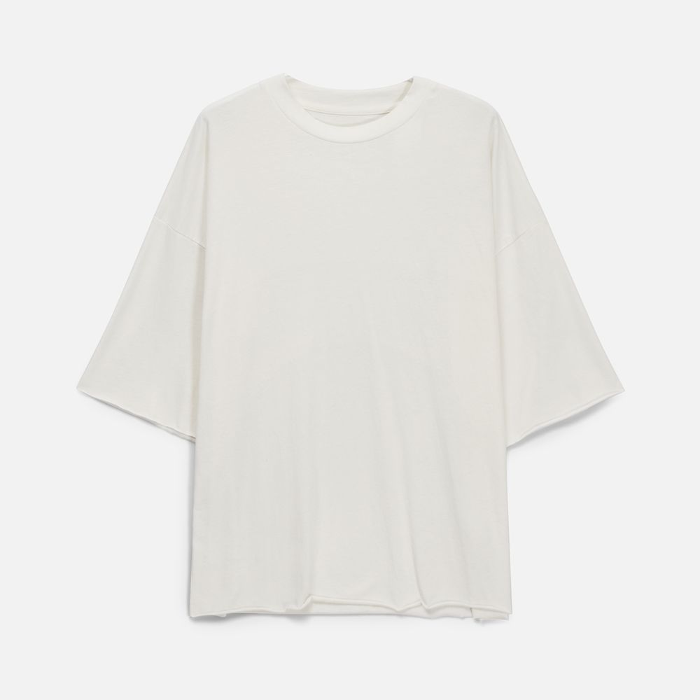 Футболка унисекс T1, молочно-белая, размер XS/S