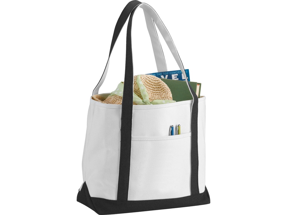 Сумка Premium, натуральный/черный